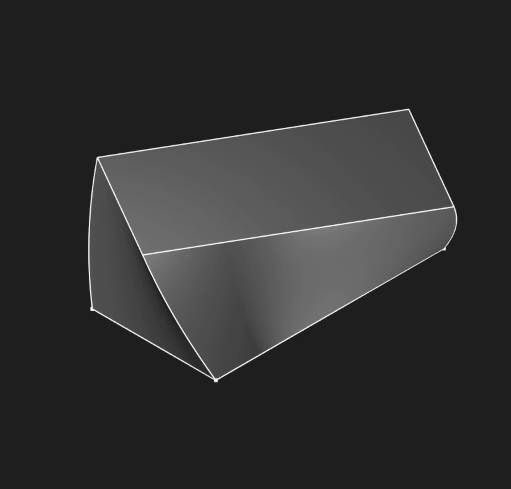 Twist angle step extrude example