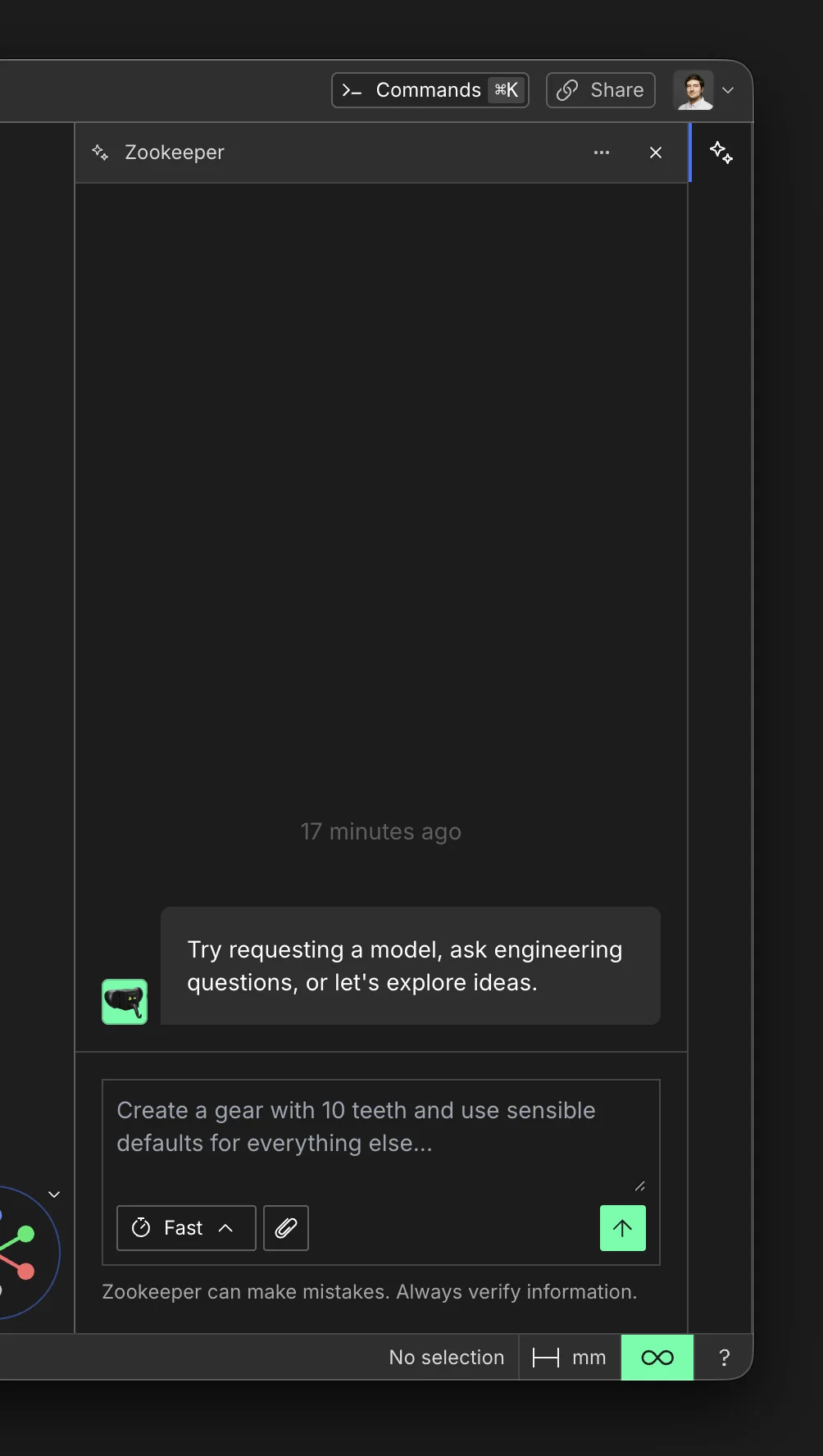 Zoo Design Studio AI chat