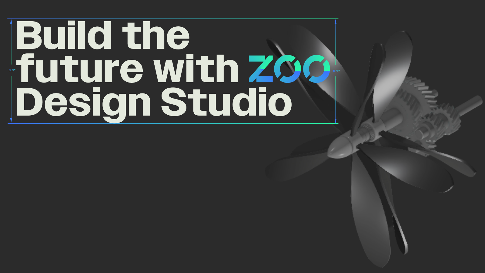 A CAD model from the Zoo Makeathon event artwork