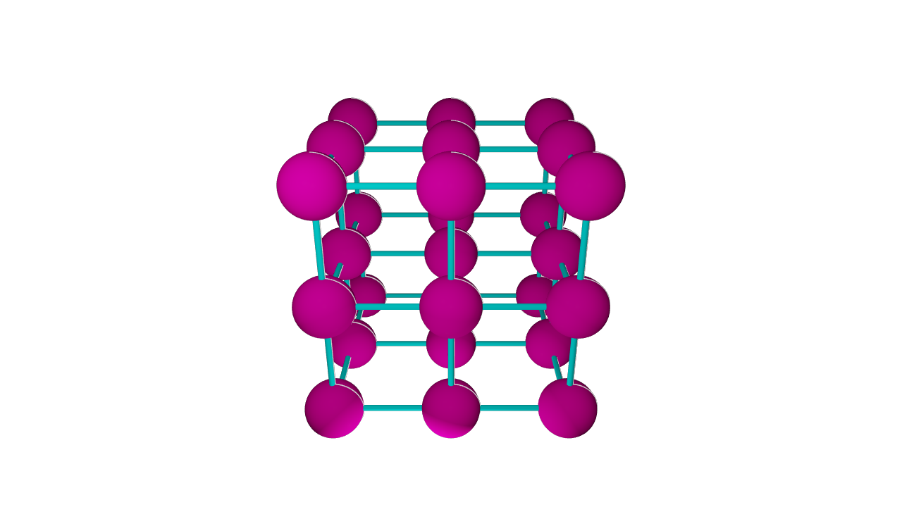 cubic lattice model